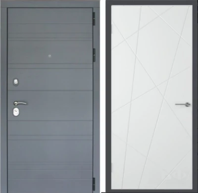 Дверь ЗД Лира Софт графит